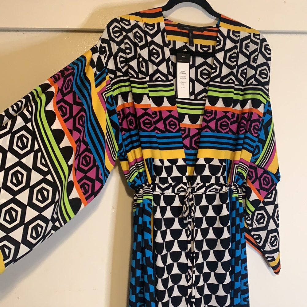 BCBG MAX AZRIA Serengeti jumpsuit RARE color way S